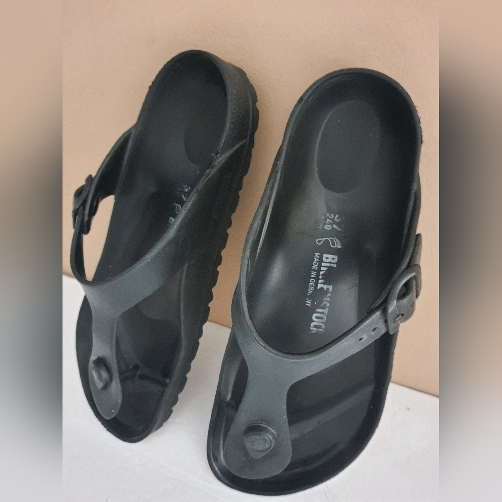 Birkenstock rubber sandals